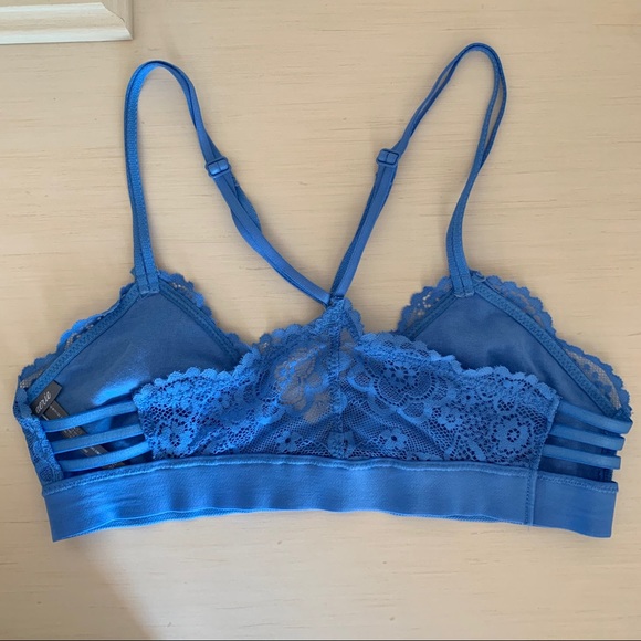 🌸 3/$10 Aerie Light Blue Lace Bralette - Picture 2 of 6